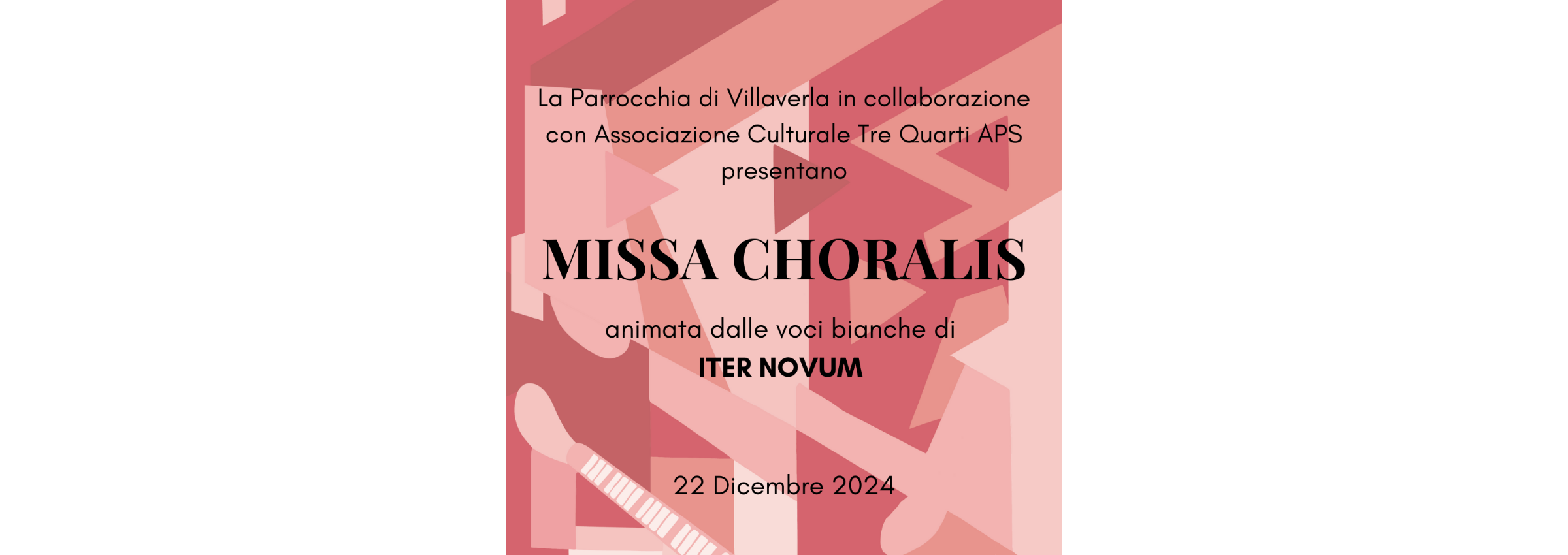 21 Dicembre 2024 – “Missa Choralis” animata dalle voci bianche di ITER NOVUM