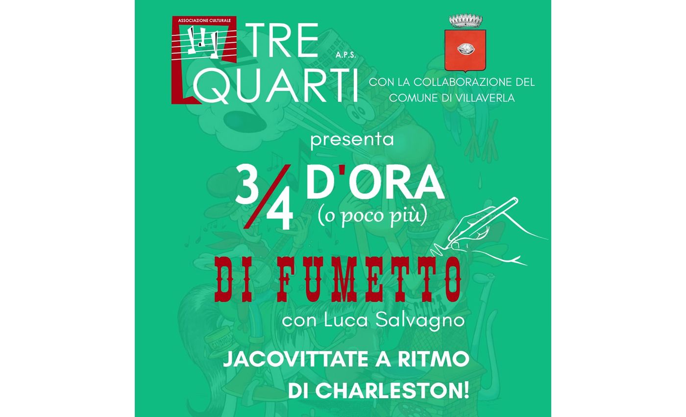 23 Ottobre 2025 – “3/4 d’ora o poco più” con Luca Salvagno