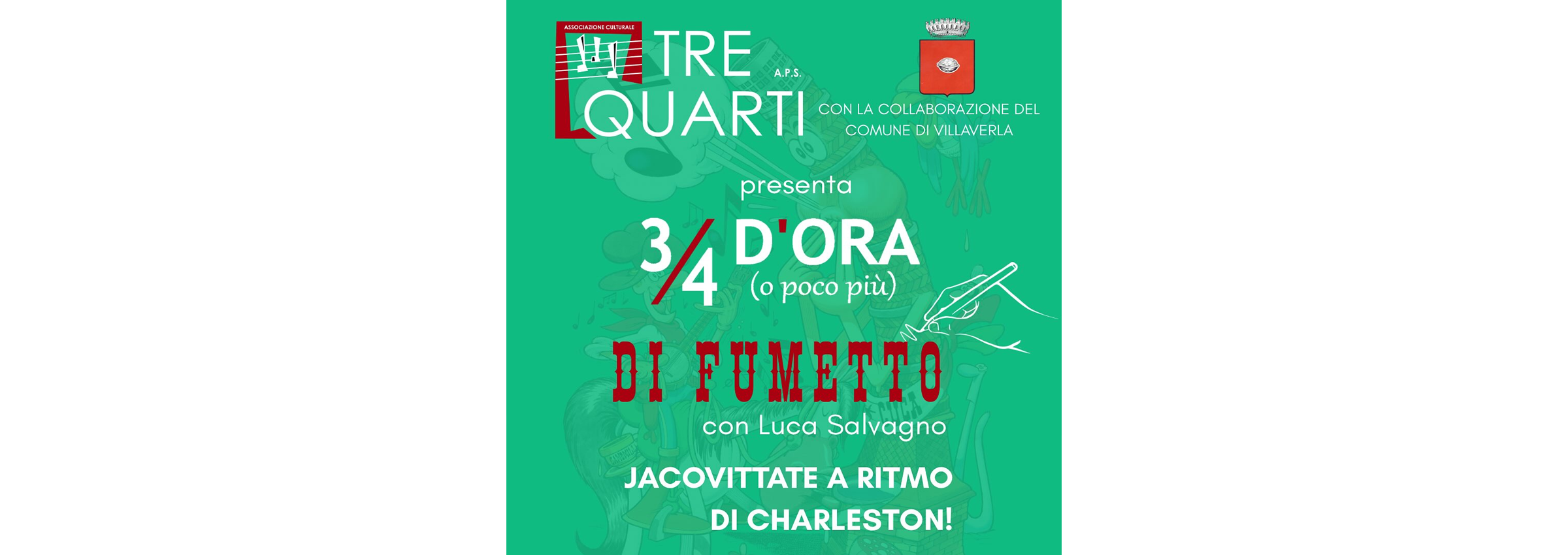 23 Ottobre 2025 – “3/4 d’ora o poco più” con Luca Salvagno
