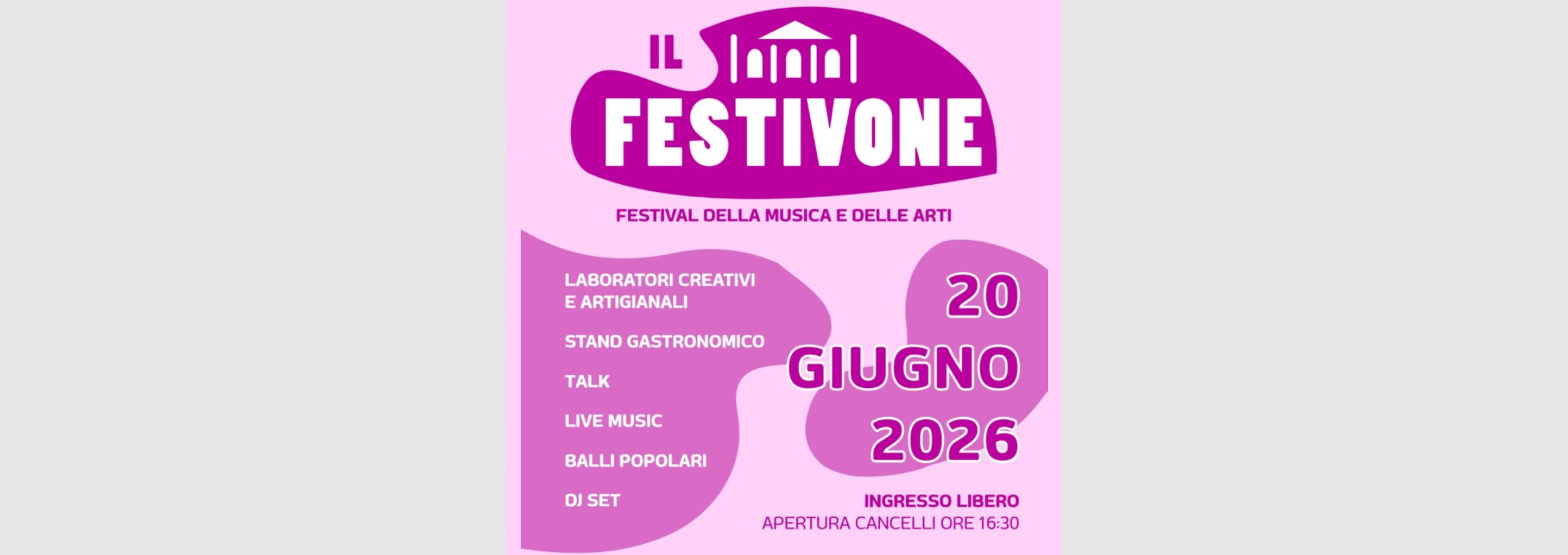 20 Giugno 2026 – Il Festivone